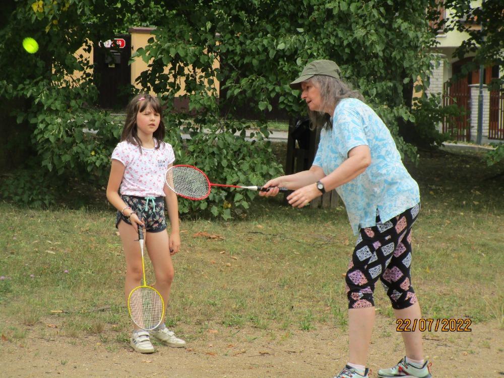 učíme se badminton